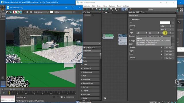 01.14 - Arnold Render 3ds Max - Adding Fog Atmosphere смотреть онлайн