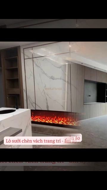 Lõi lò sưởi điện tử decor trang trí phòng khách смотреть онлайн