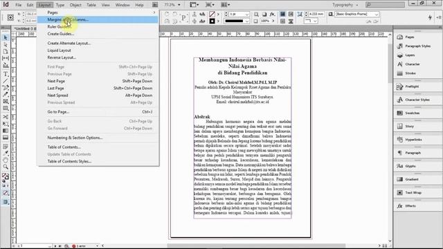 Cara Merubah Margin dan kolom di Adobe InDesign смотреть онлайн