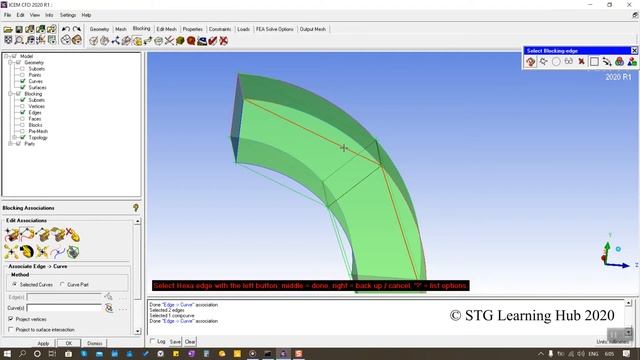 ANSYS ICEM CFD How To Make | Every Monday | 3D Structured Grid (C Grid) for Duct Elbow смотреть онлайн