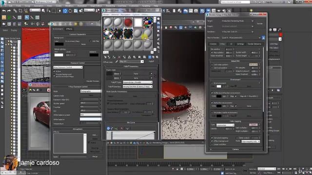3ds Max + VRay : Automotive Studio Lights - learn 3D & Animation смотреть онлайн