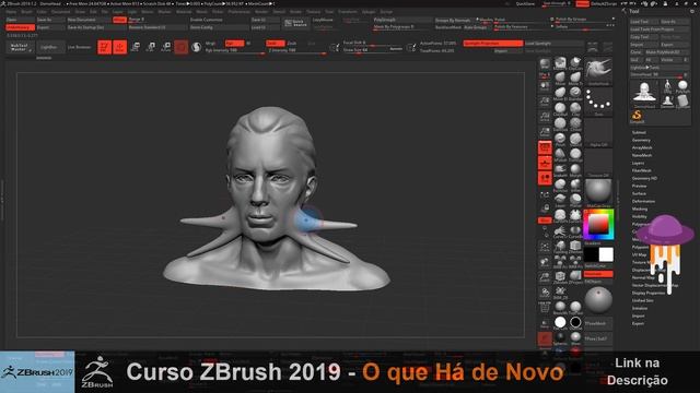 Como Mudar a Pasta de Destino dos Arquivos QuickSaves no ZBrush смотреть онлайн