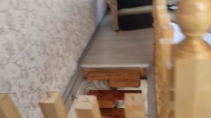 Установка деревянных перил, балясин с озон и валберис !