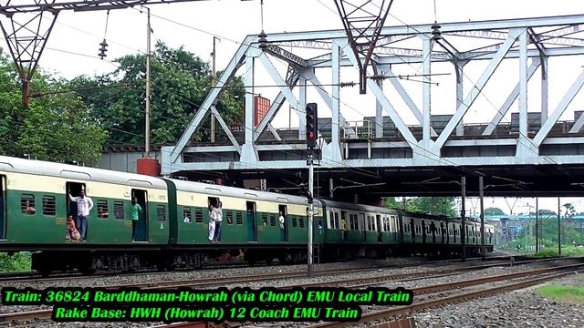 EMU-Electric Multiple Unit Local Train | Indian Life Line | Indian Railway's Local Trains Video