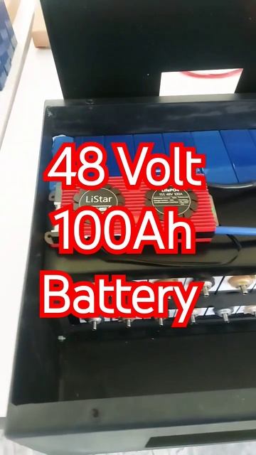 LiFePo4 48v 100Ah Battery with smart BMS #lifepo4 #battery #tool #bms#shorts #viral #shortsvideo смотреть онлайн