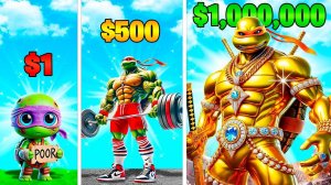 Прокачал Черепашек Ниндзя за $1 до Черепашек Ниндзя за $1,000,000 в ГТА5! (GTA 5 Online)