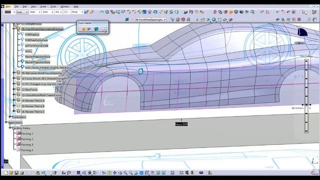 CATIA IMA Car Modeling Techiques08 смотреть онлайн