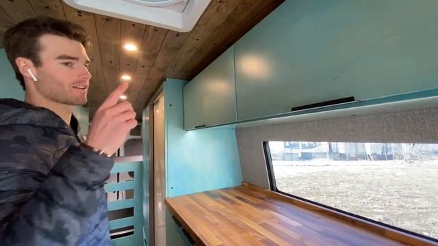 VAN TOUR | Custom Van Build in Sprinter 170" EXT with roomy shower & toilet | Rossmönster Vans | 13 смотреть онлайн