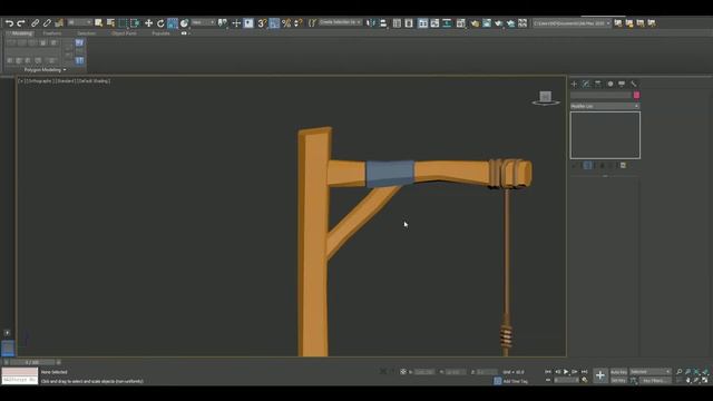Gallows Low Poly - 3ds Max Timelapse смотреть онлайн