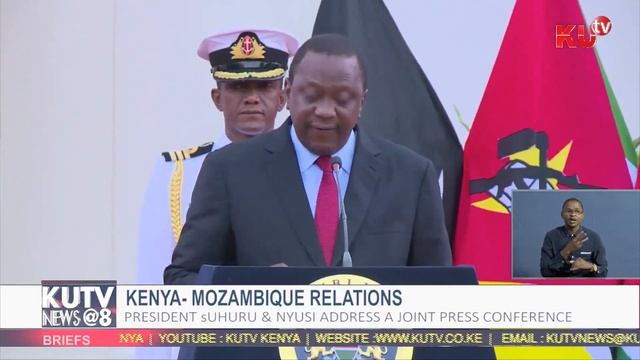KENYA- MOZAMBIQUE RELATIONS: PRESIDENT UHURU & PRESIDENT NYUSI ADDRESS A JOINT PRESS CONFERENCE смотреть онлайн