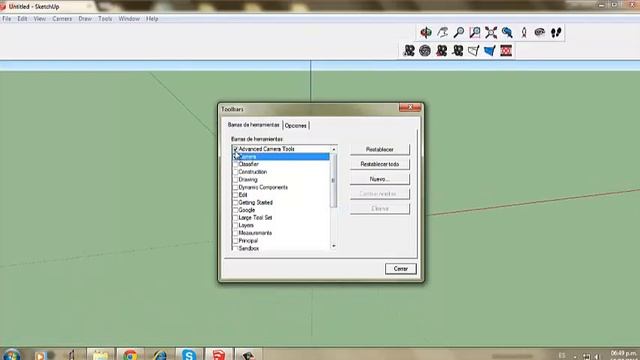 como activar y editar la barra de herramientas google sketchup (2015) fscil y rapido. Tutorial 2 смотреть онлайн