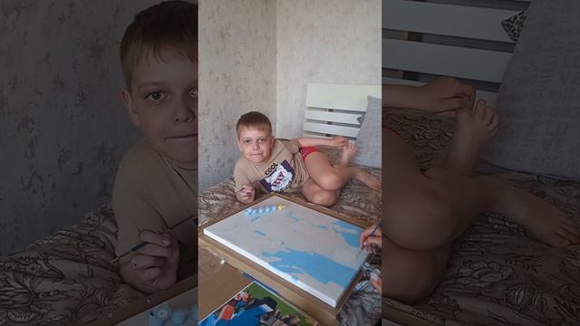 я раскрашиваю картину майнкравт 1 часть смотреть онлайн