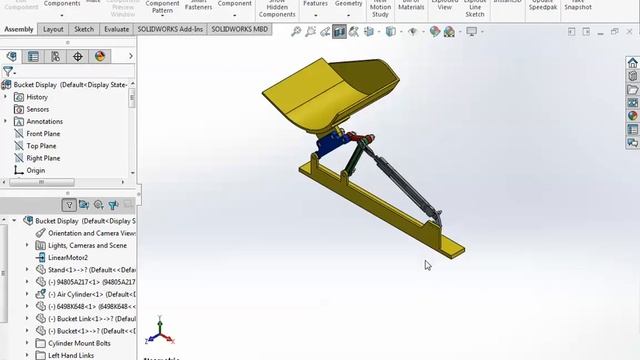 solidworks linear motion animation steps be Ibrahim Elkelany смотреть онлайн