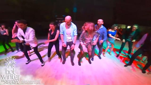 Rueda de Сasino by Sergey Gazaryan @ Hot Winter in Siberia Salsa Festival смотреть онлайн