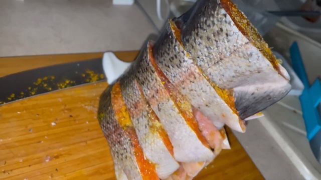 Форель на сковороде! Быстро,вкусно,красиво!