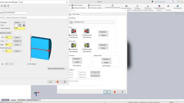 Lathe Drilling on MasterCAM for Solidworks смотреть онлайн