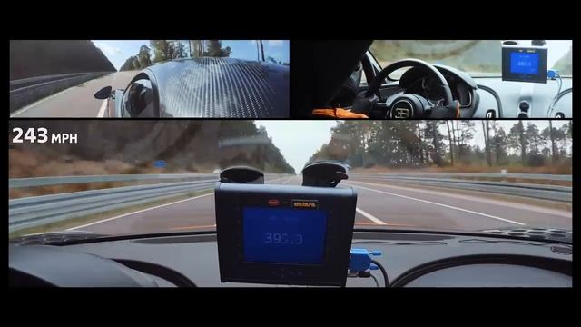 01 BUGATTI Chiron breaks through magic 300mph barrier смотреть онлайн