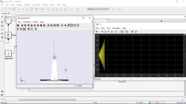 Péndulo simple PID Simulink смотреть онлайн