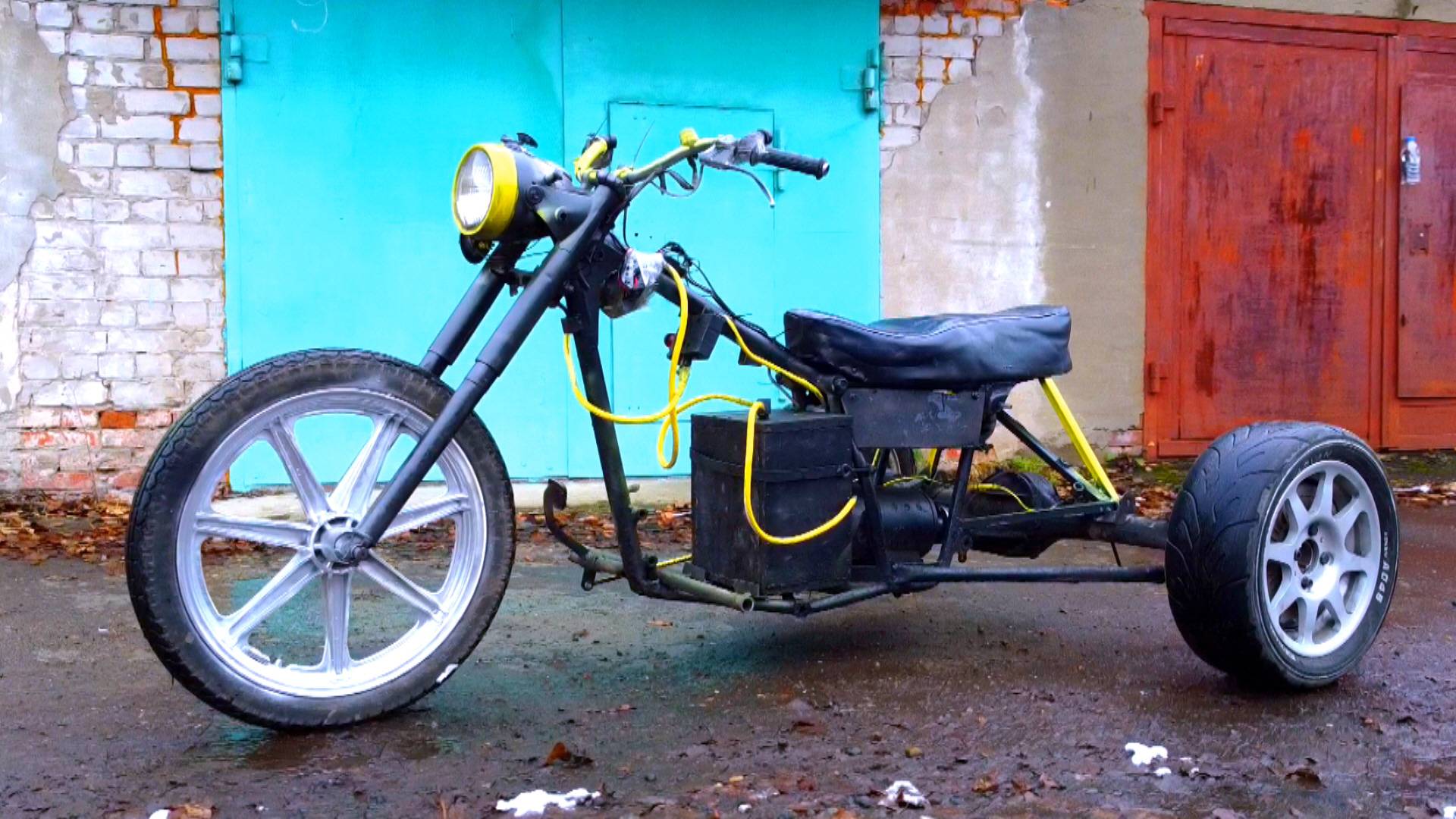 Лютый ТРАЙК - ГИБРИД из советского мотоцикла! смотреть онлайн