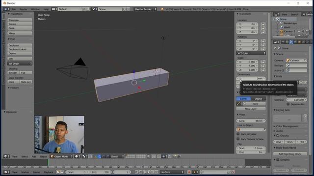 Blender Change Units Into Metric Or Imperial Tutorial смотреть онлайн