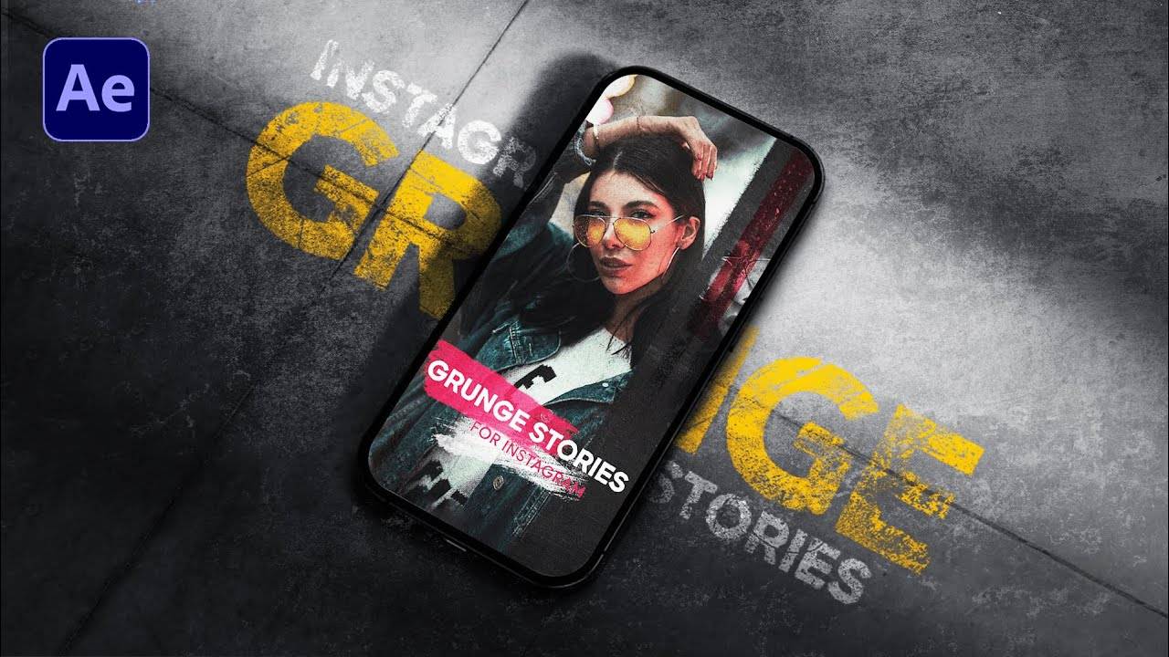 Подробный урок по созданию сторис в стиле Гранж в After Effects смотреть онлайн