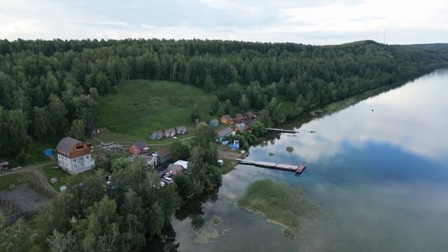 Полет над озером Инголь. Шарыповский район Красноярского края смотреть онлайн
