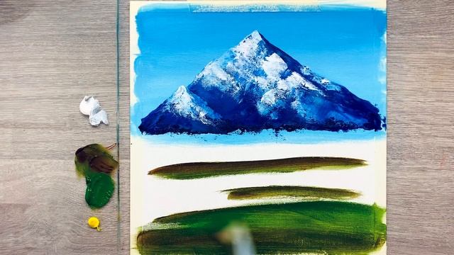 Acrylic painting for beginners step by step easy/ Art challenge #16 / पेंटिंग कैसे बनाते हैं смотреть онлайн