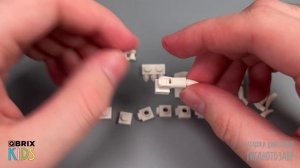 Собираем гиганотозавра из конструктора QBRIX KIDS - детские конструкторы с видеоинструкцией