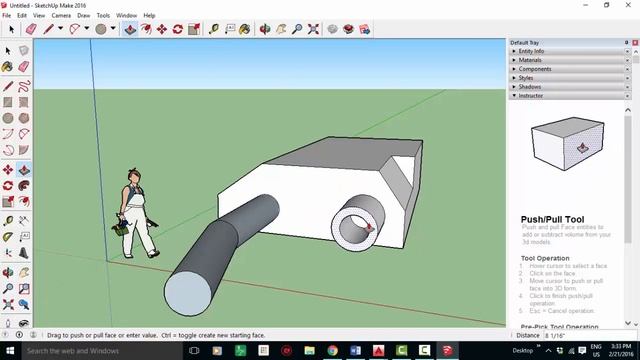 13 1 Exploring SketchUp Make смотреть онлайн
