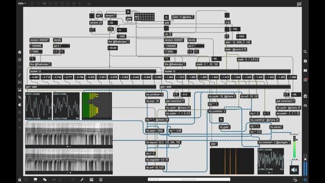Max/msp - drone/ambient/abstract patch смотреть онлайн