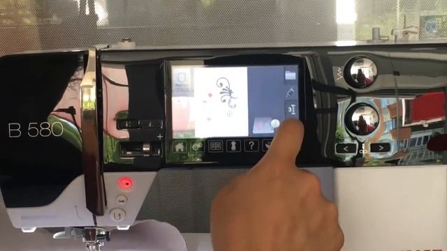 BERNİNA 580 modelimizde nakış nasıl yapılır ? смотреть онлайн