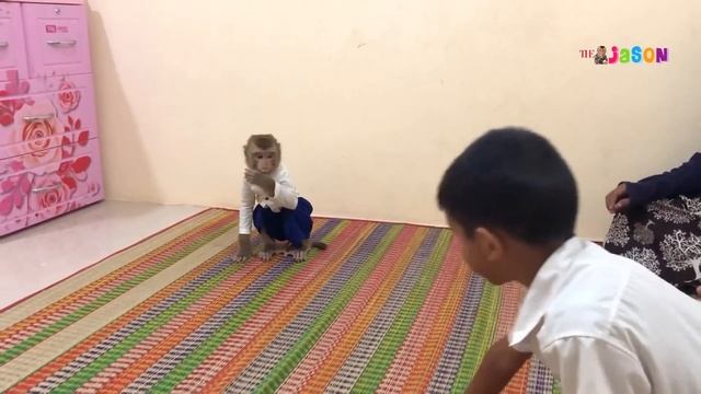 Smart Jason Help Mom Fix Uniform Brother To Hurry Play Before Go School смотреть онлайн