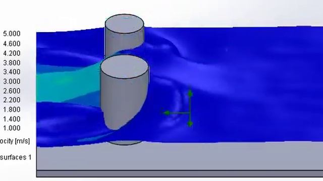 Soludwork Flow Simulation Free Surface #solidwork смотреть онлайн
