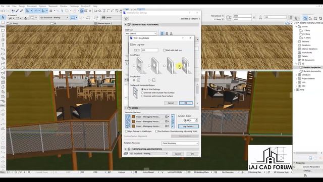 Horizontal logwood cabin with ArchiCAD. _ "TEMPORARY STRUCTURES IN KIDEPO NATIONAL PARK - UGANDA" смотреть онлайн