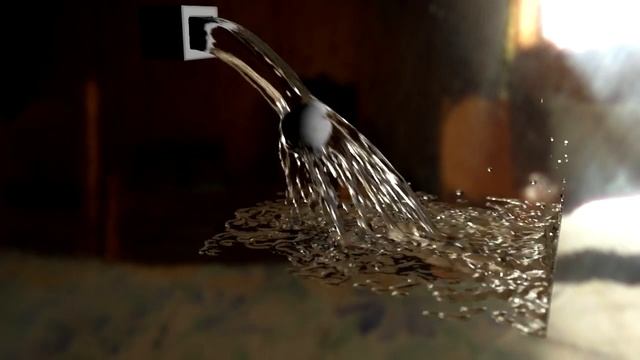 Realistic fluid simulation in Blender смотреть онлайн