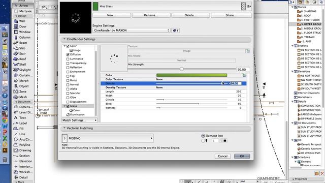 ARCHICAD - CINE RENDER SURFACES (MATERIALS) смотреть онлайн