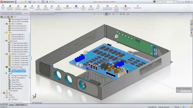 SolidWorks Flow Simulation - modulo electronics cooling смотреть онлайн