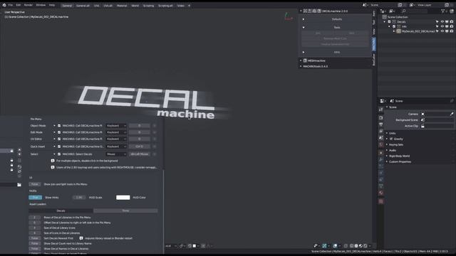 DECALmachine 2.0 - Preferences смотреть онлайн
