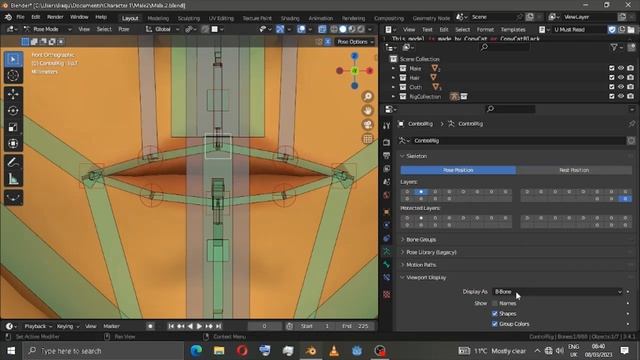 How to fix the lip of the rigify rig inside blender смотреть онлайн