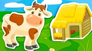 Учим животных | Угадай чей Домик | Развивающие видео для самых маленьких