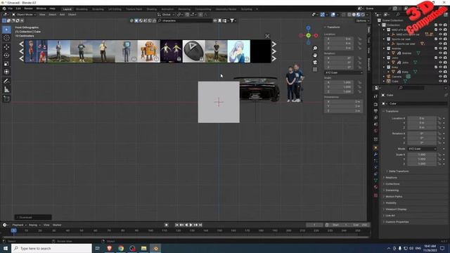 Getting started with Blender 4.0 and Blender Kit смотреть онлайн