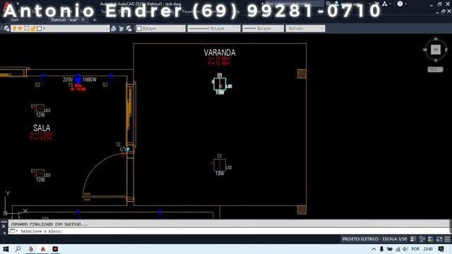 Rotina lisp para instalação elétrica de baixa tensão (IESB) смотреть онлайн