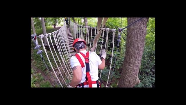 Ep 7 Hocking Hills Canopy Tour and the 50mph Super Zip смотреть онлайн