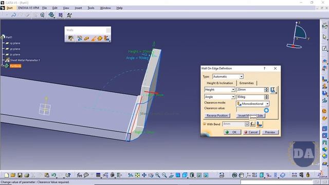 Catia Online Video Eğitim Sheet Metal Dizayn Wall On Edge #sheetmetal #drkacademy #catia смотреть онлайн