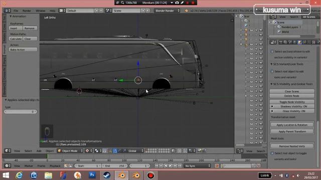 Ets2 | Proses Edit Body Bus Setra Shd #part 2 | aplikasi Blender смотреть онлайн