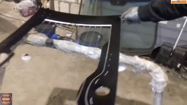 2,4 Great Wall Ховер Замена стекла багажника-3.2,4 L Great Wall Hover CUV. Backglass replacement-3 смотреть онлайн