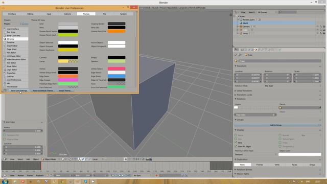 blender 2 77a description and saving themes to hard disk смотреть онлайн