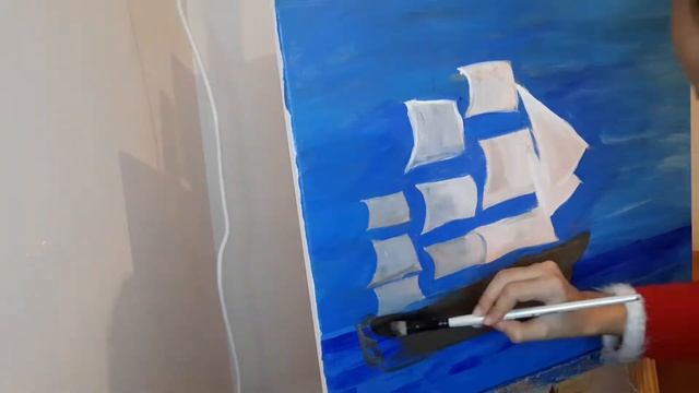 Пейзаж.Море и корабль. Теңіз және кеме. смотреть онлайн