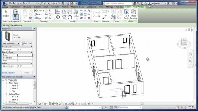 Jensen's Residential Design Using Revit 2014 - Ch02 Lake Cabin смотреть онлайн