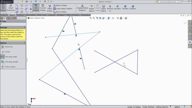 SolidWorks Tutorial in Hindi | 16 Trim Entities, Extend Entities смотреть онлайн